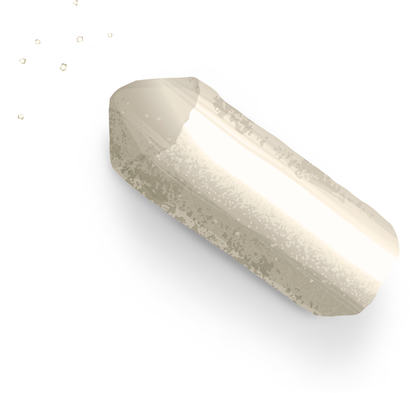 Illustration of Realistic Piece of Chalk